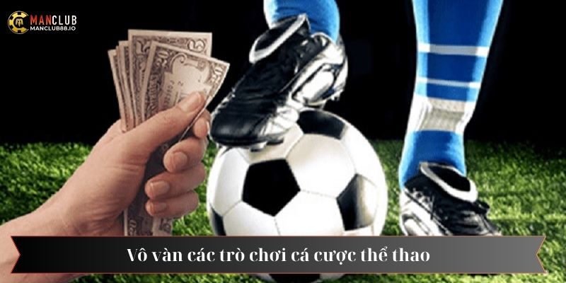 Vô vàn các trò chơi cá cược thể thao mà hội viên có thể lựa chọn